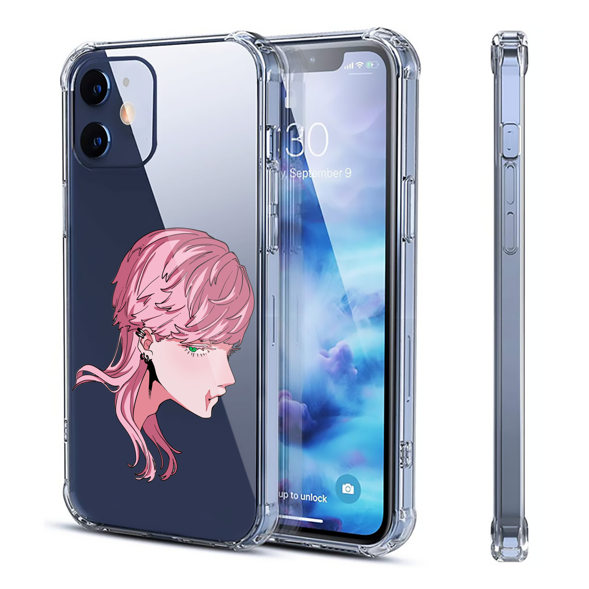（画像用） 東京リベンジャーズ Tokyo Revengers 【iPhone 12シリーズ対応】透明スマホケース（クリアソフトケース）
